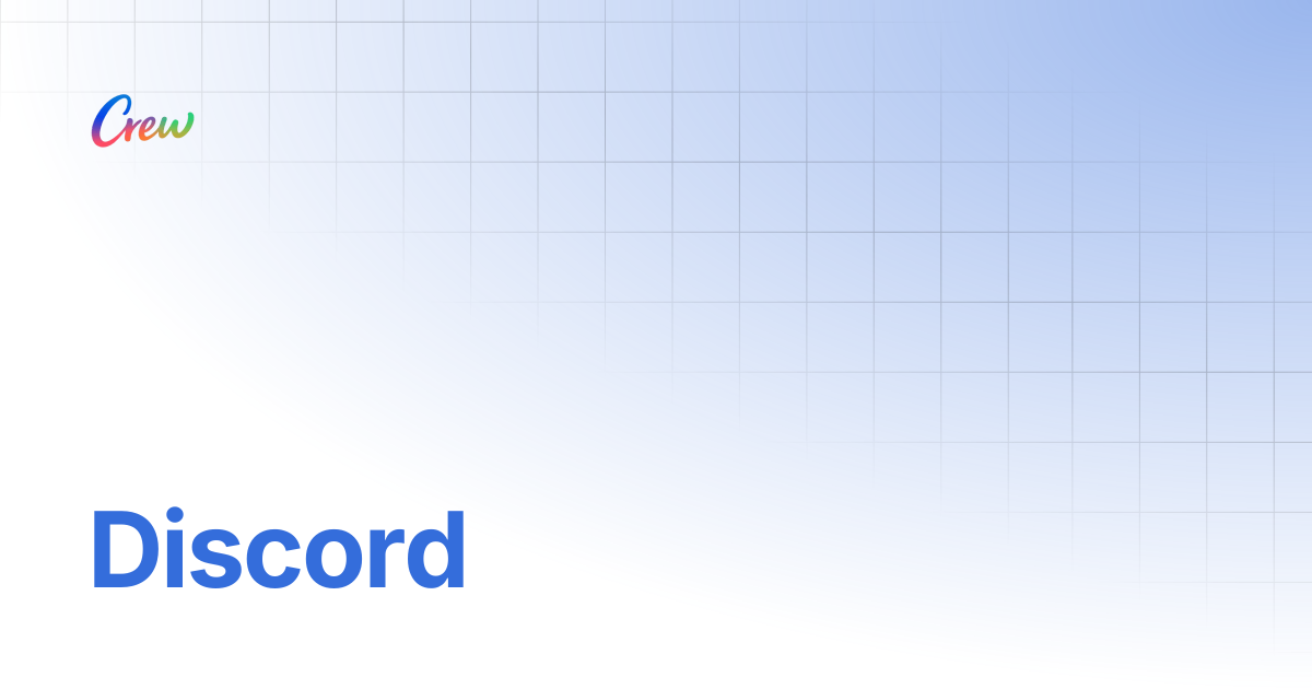 Discord | Crew Docs